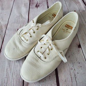 Keds x Kate Spade Sneakers 9.5 Leather White Laced